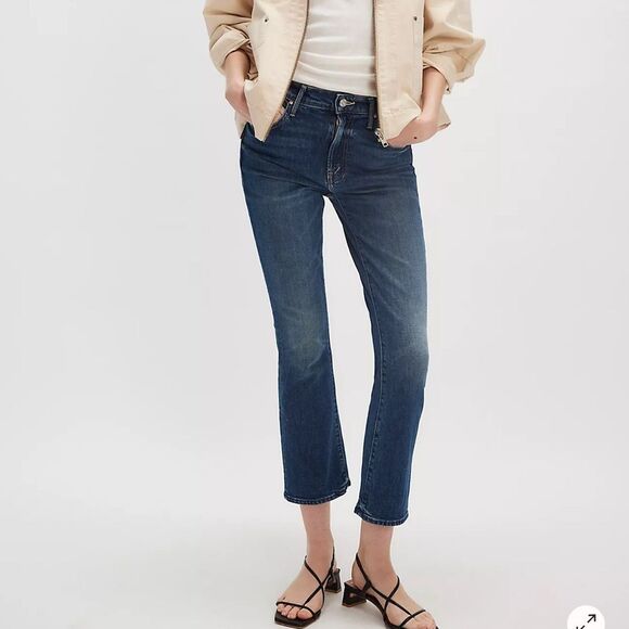 New MOTHER The Insider Ankle Jeans Mind Games Size 26 - Picture 1 of 16